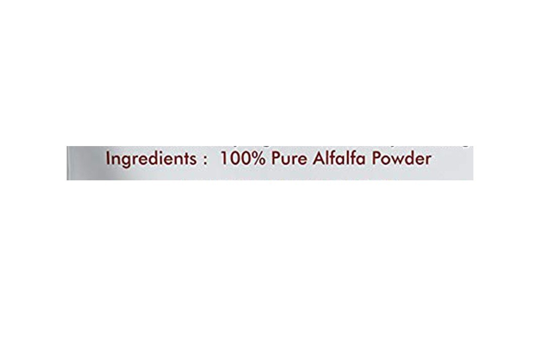 Holy Natural Alfalfa Powder    Pack  100 grams